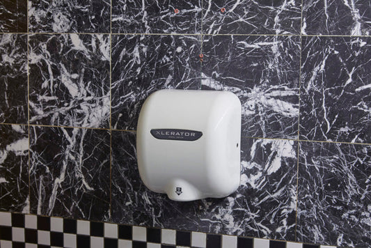 XLERATOR white hand dryer