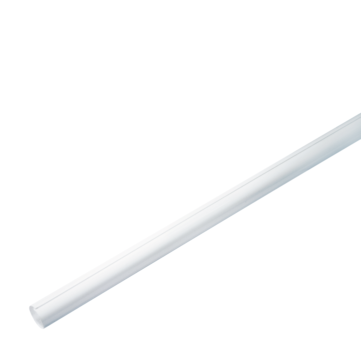 White Shower Rod Cover