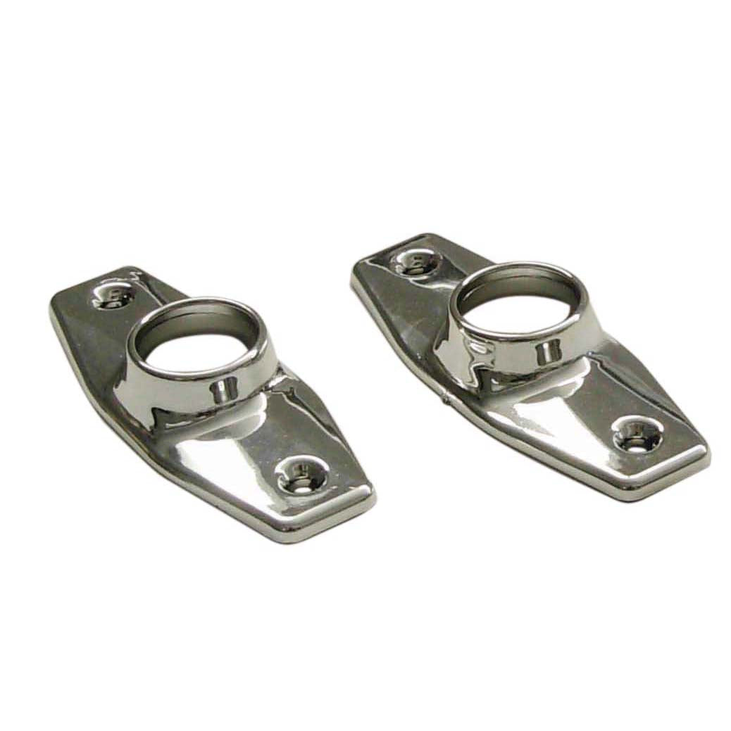 Taymor Elliptical Shaped Shower Rod Flanges