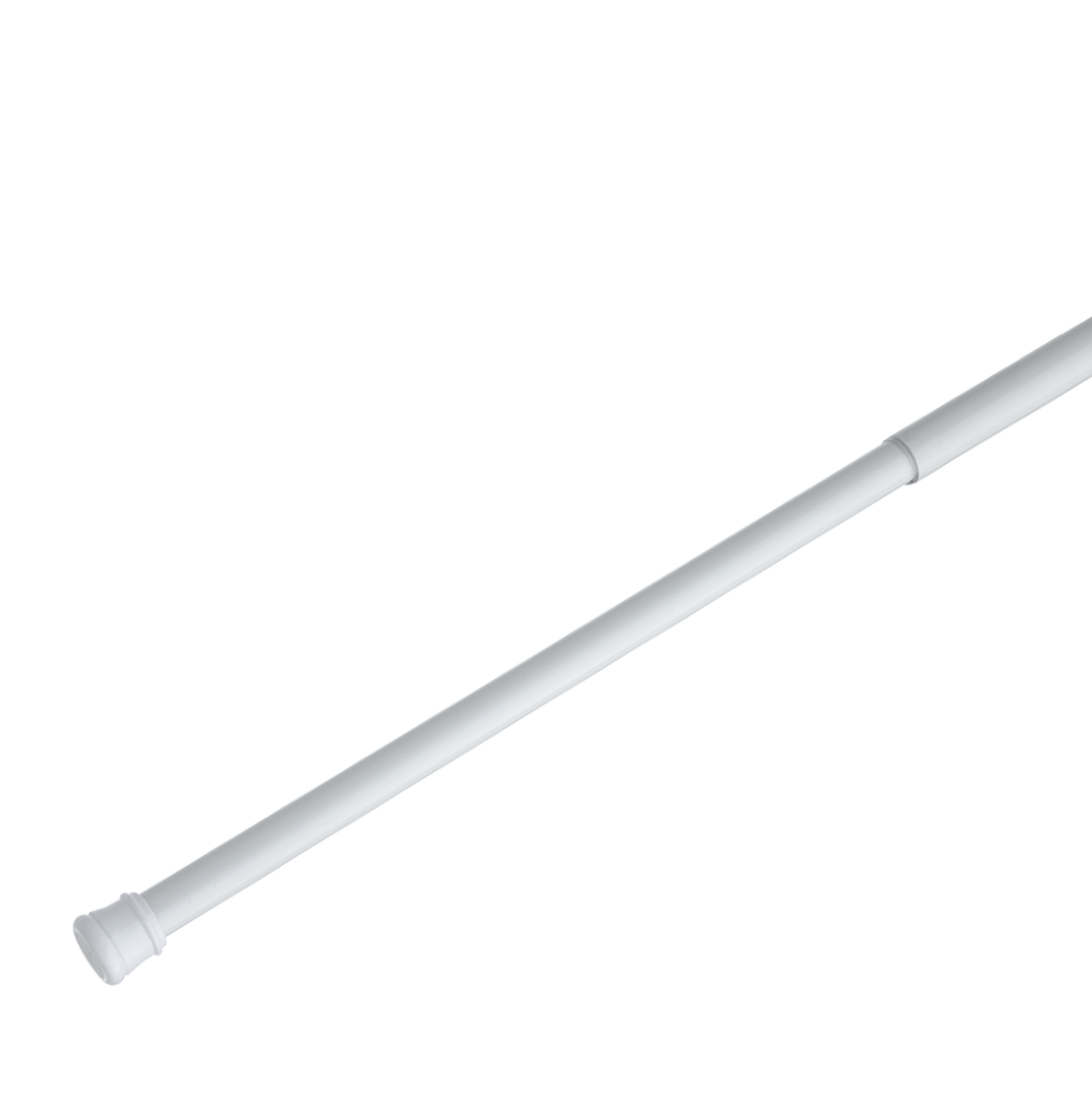 Taymor Extendable White Shower Rod