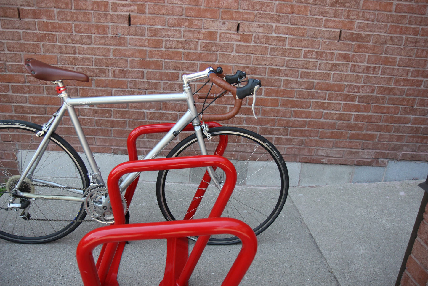 Frost Red Bike Rack Surf wall