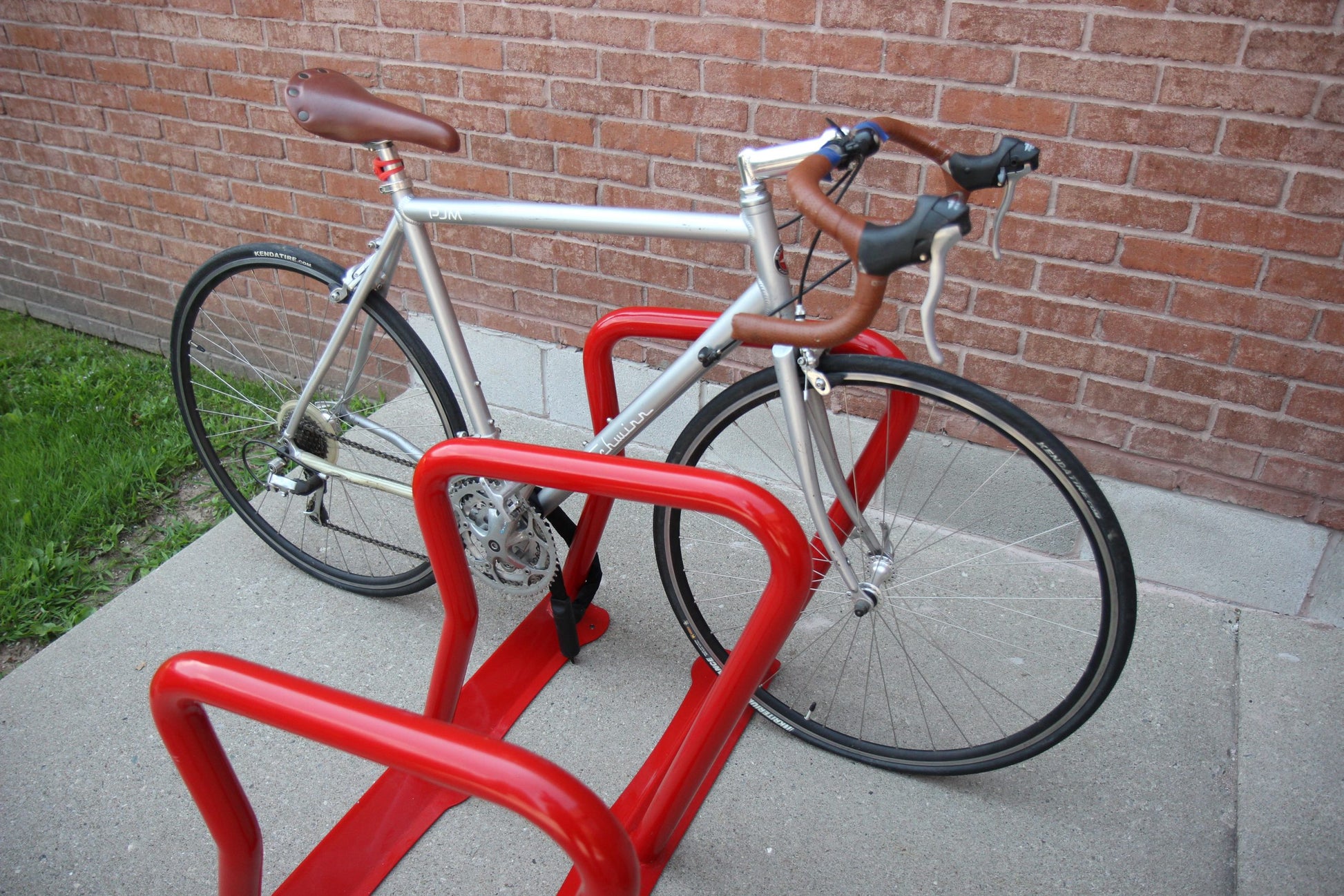 Frost Red Bike Rack Surf wall