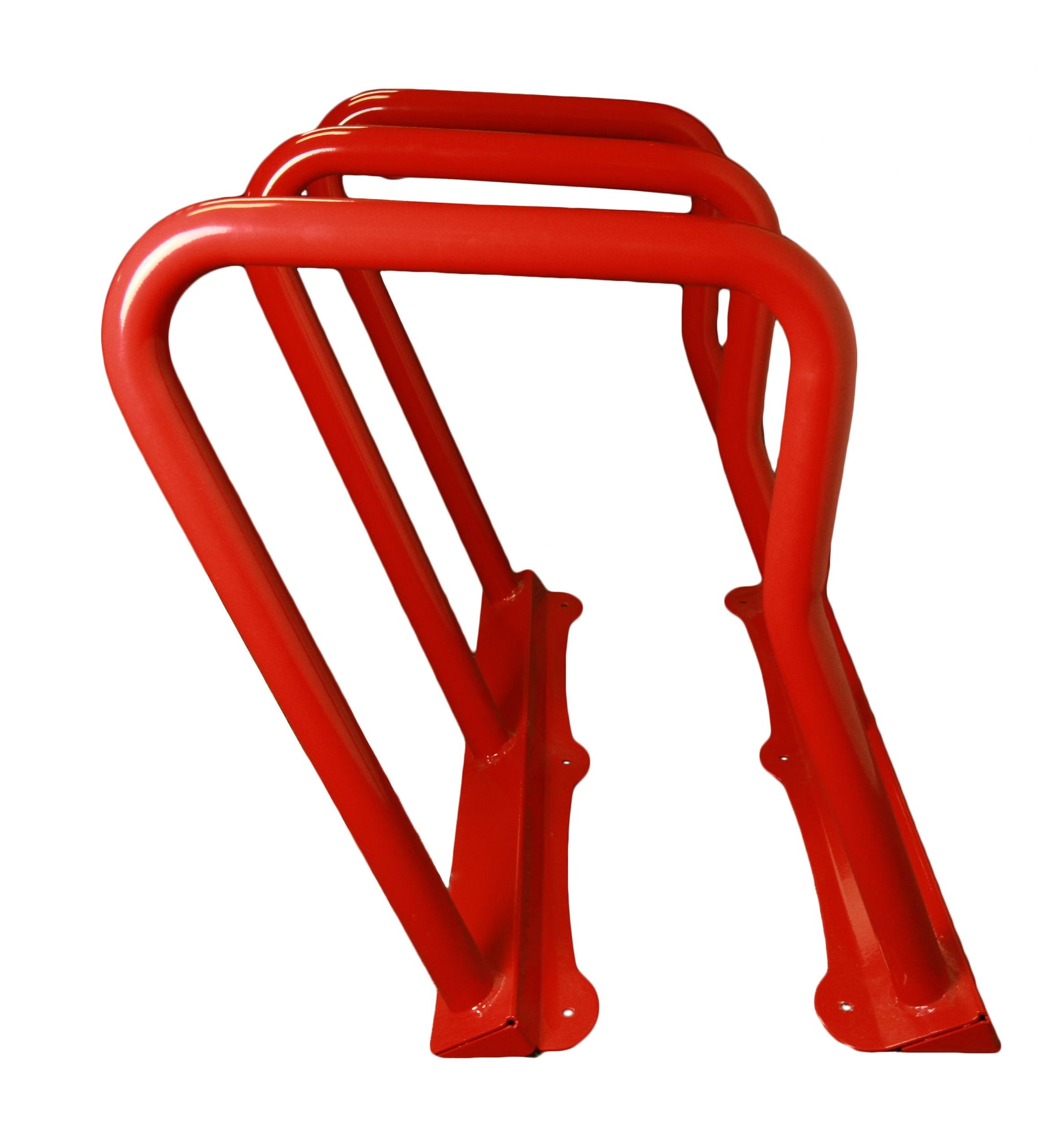 Frost Red Bike Rack Surf Side view