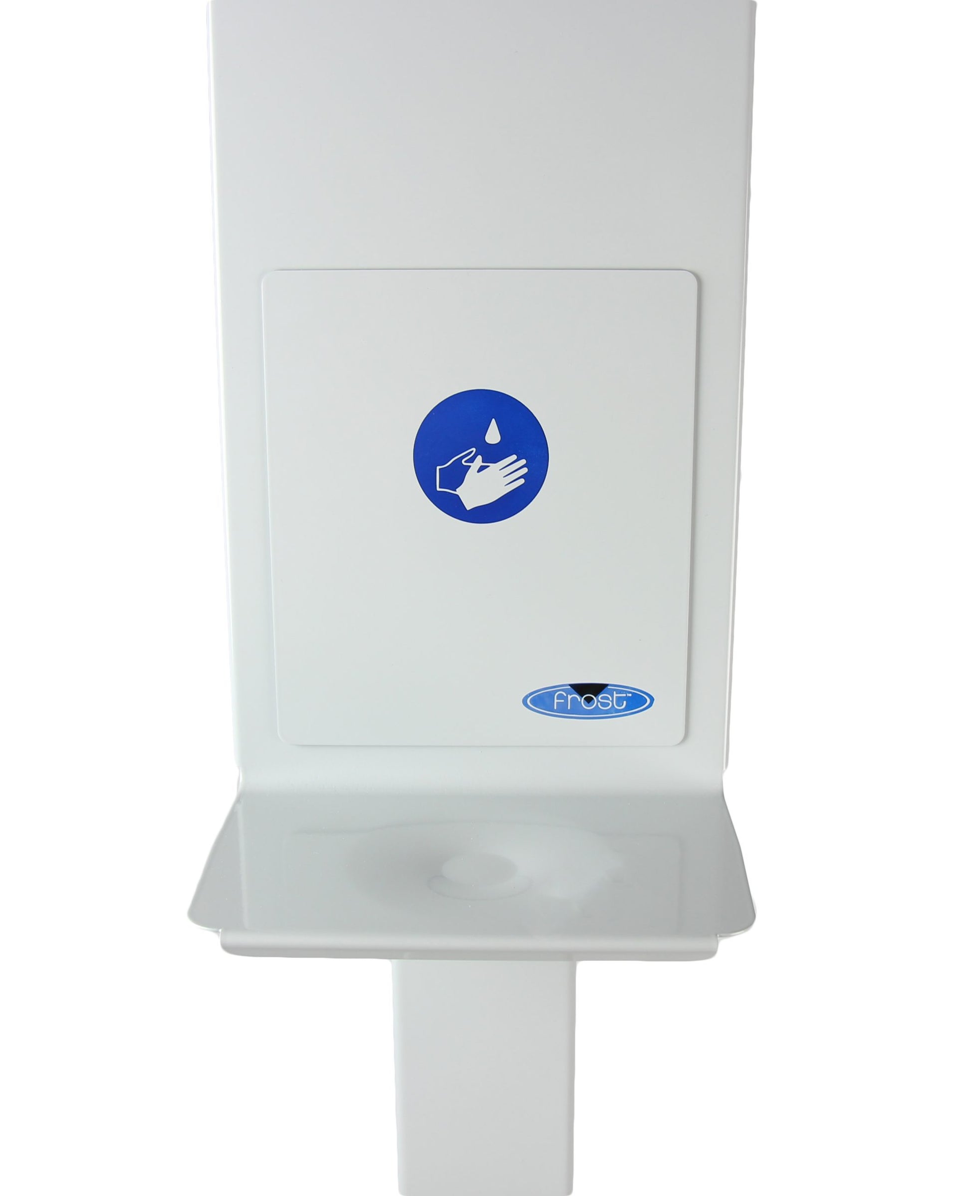 Frost SS hand sanitizer stand close view