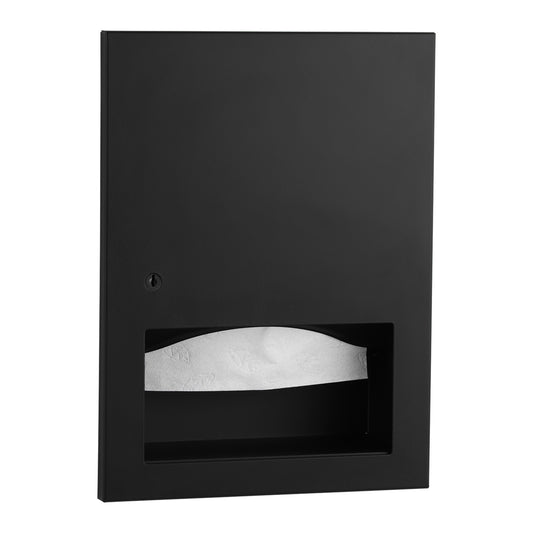 Bobrick Black Recessed Paper Towel Dispenser